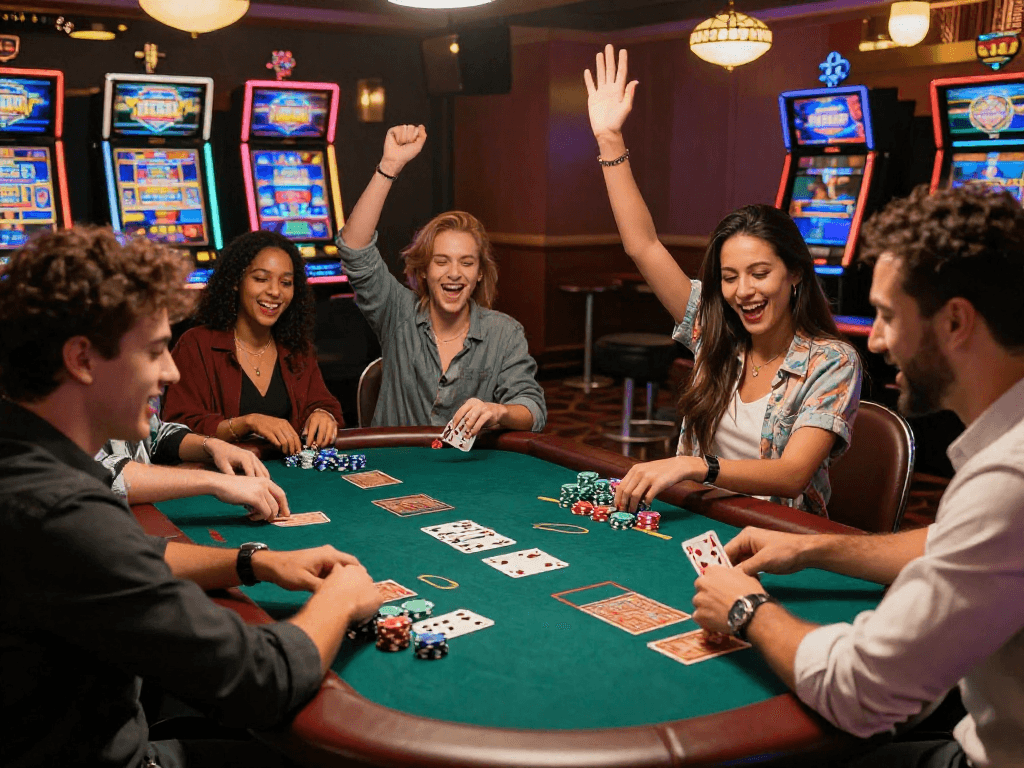 I migliori casinò online offrono un'atmosfera vivace con amici che giocano e si divertono insieme.