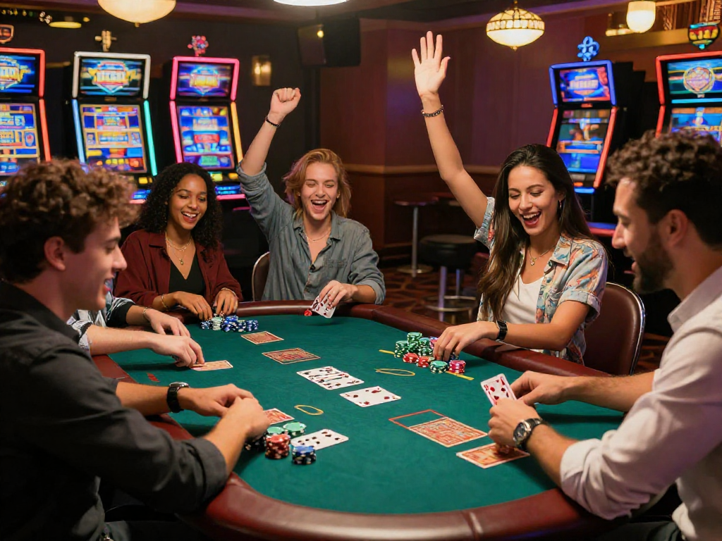 I migliori casinò online offrono un'atmosfera vivace con amici che giocano e si divertono insieme.
