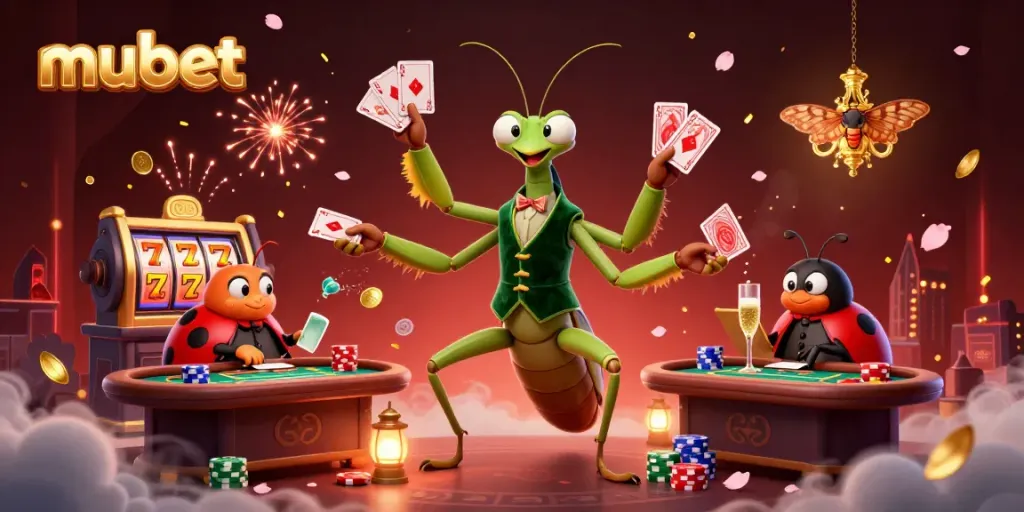 Experience thrilling gameplay with mubet in a vibrant online casino scene featuring rich characters and dynamic elements.