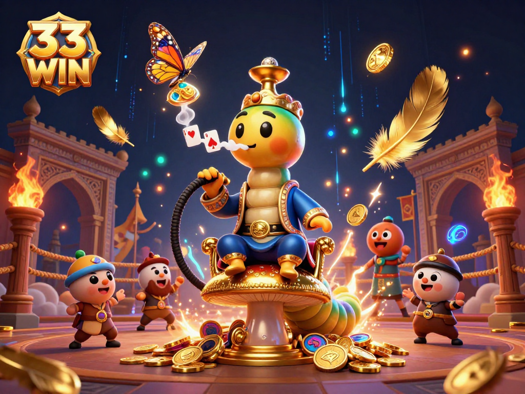 Experience exhilarating gaming with 33 WIN's vibrant and captivating online casino visuals.