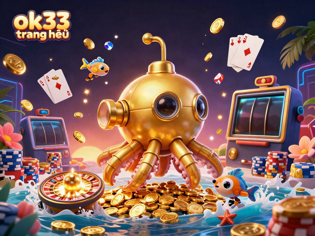 Engage with the exciting ok33 trang chủ casino through an adventure with a golden kraken submarine.