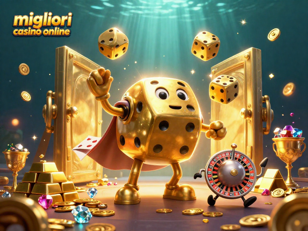 I migliori casinò online offrono emozioni palpabili con un golem di dadi dorato e tesori scintillanti.