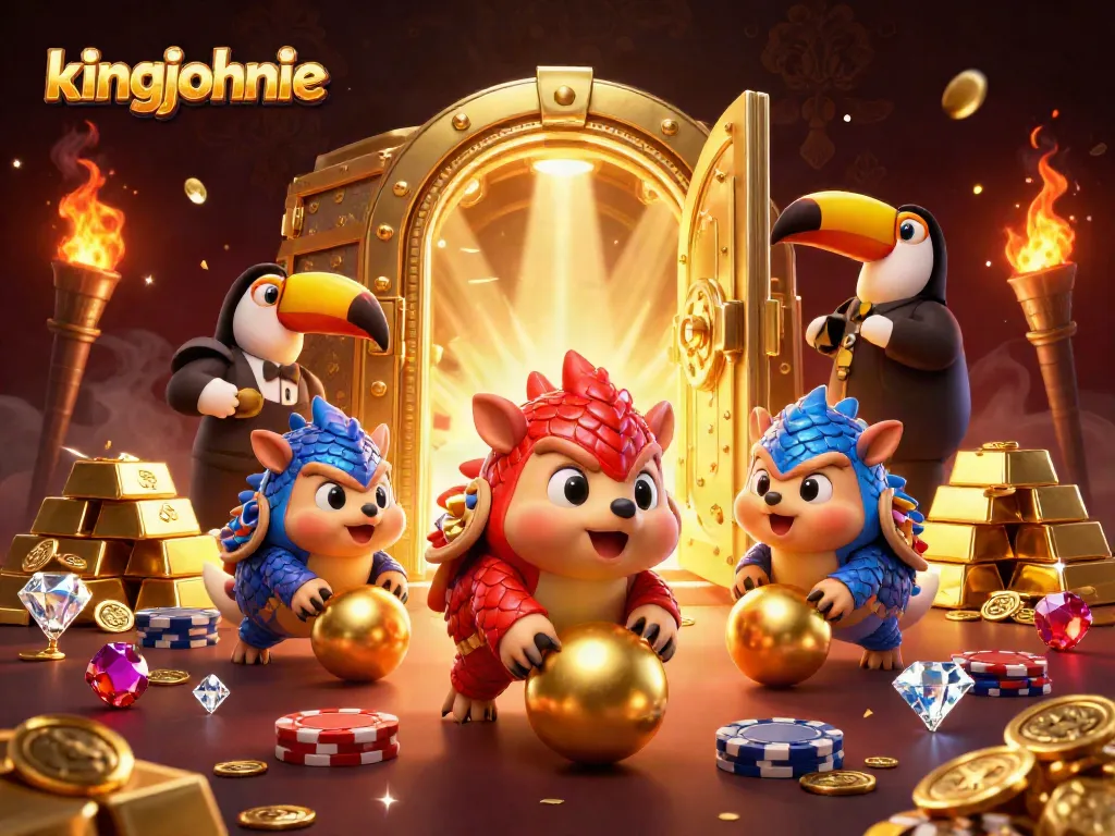 Experience thrilling poker action with kingjohnnie's vibrant pangolin duel and golden treasures.